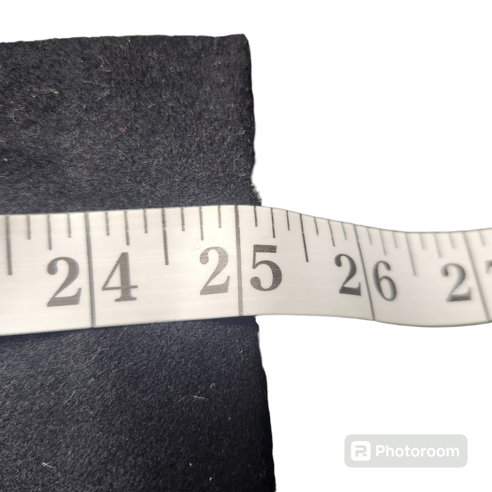 Banana Republic Black Wool Blend Pencil Skirt With Slit Sz. 4 Professional  NWT - Picture 8 of 9